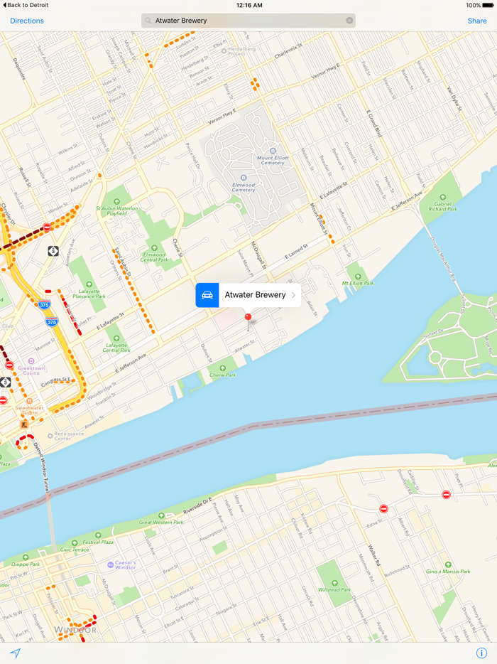 Detroit - The Bar and Restaurant Checklist