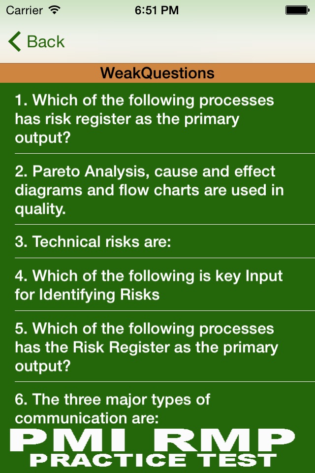 PMI RMP MOCK screenshot 4