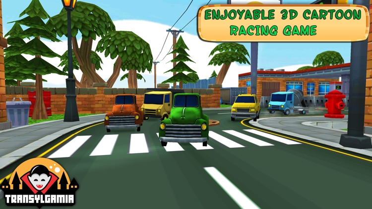 Cartoon Race 3D Car Driver