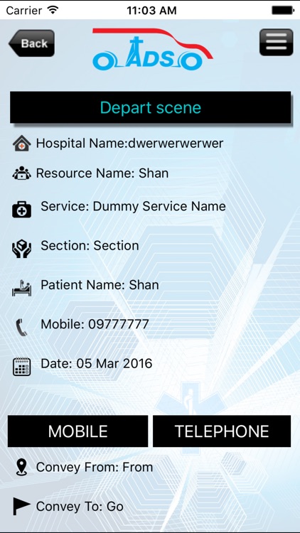 Ambulance dispatch system screenshot-4