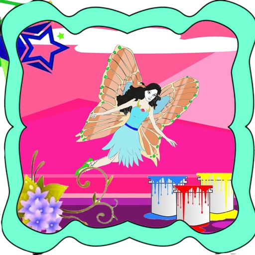 Paint For Kids Draw Fairy Princess Edition Edition iOS App