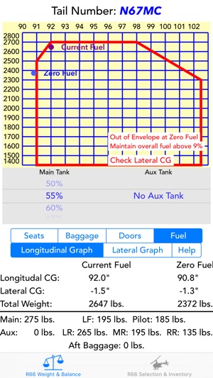 R66 Weight & Balance