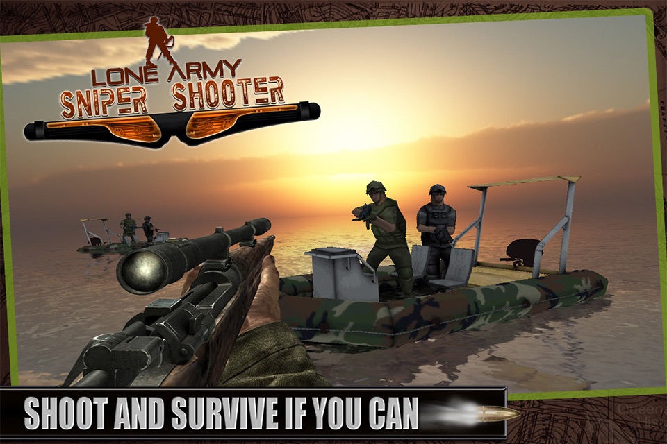 Lone Army Sniper Shooter : Rebel Camps Shoot Outs screenshot 2
