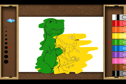 dinosaur world coloring - Discovery & dinosaurs Park Colorings Books free game and for kids dino zoo stars page screenshot 3