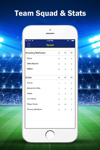 Live Scores & News for Chelsea F.C. App screenshot 3