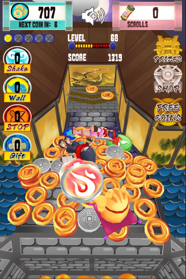 Ninja Coin Pusher screenshot 3