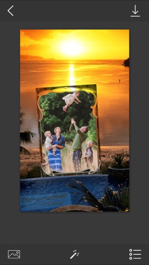 Sunset Photo Frame - Make Awesome Photo 