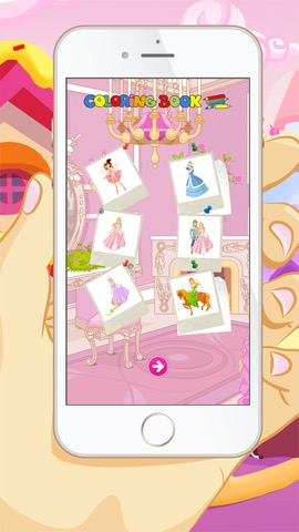 プリンセスぬりえ - 子供と幼児のための無料の教育の色とペイントゲームのおすすめ画像4
