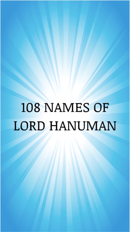 108 Names of Lord Hanuman