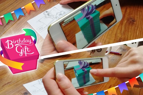 Birthday Gift - Wow! Receive and send animated 3d gifts in Augmented Reality! screenshot 4