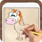 Horse Drawing - an application simulation game where you can learn how to draw horses and ponies