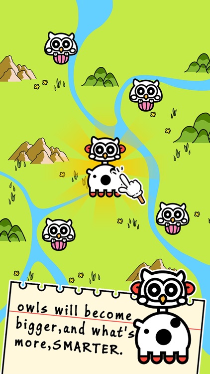 Owl Evolution - Clicker Games for Tapping Case from Alien Zoo Simulator