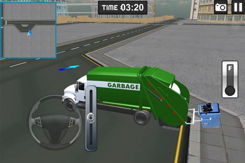 City Garbage truck Driver 3d simulator screenshot 4