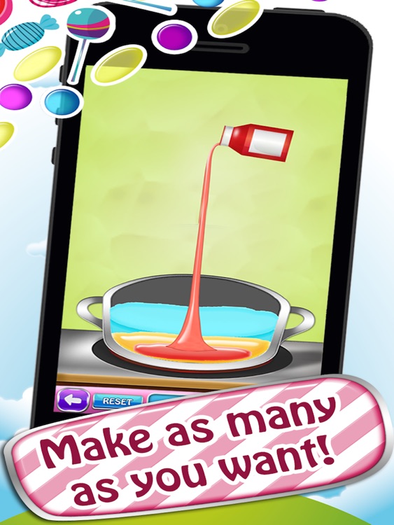 Candy floss dessert treats maker - Satisfy the sweet cravings! iPad free version