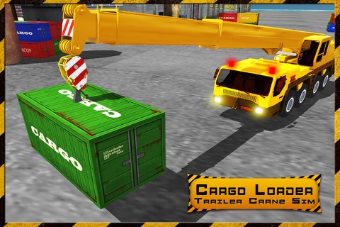 Cargo Loader Trailer Crane Simulator 3D - Grand Truck Hill Driving and Parking Sim Game screenshot 2