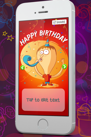 Funny Birthday e-Cards – Party Invitation.s and Happy Birthday Card Make.r screenshot 2