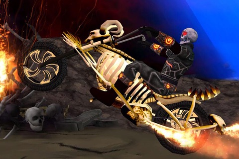 Ghost Bike Rider Extreme Daredevil Chopper Riding Cruising Game screenshot 4