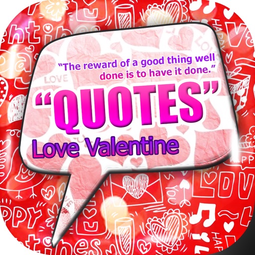 Daily Quotes Inspirational Maker “ Love Valentine ” Fashion Wallpaper Themes Pro icon
