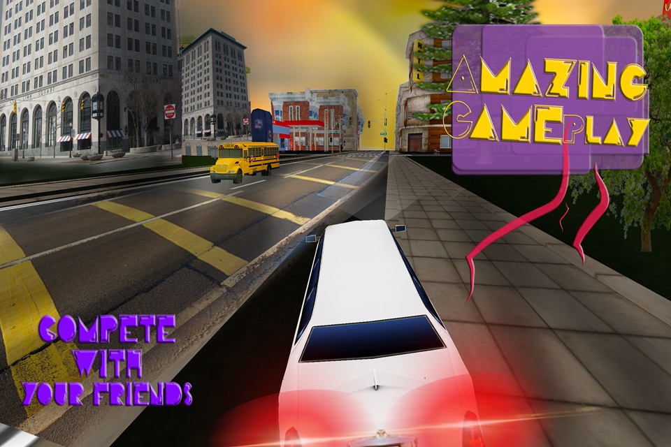 Limo Simulator 2015 Party Duty 3D Free screenshot 4