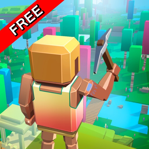 Cube Paradise Island Survival Simulator 3D iOS App