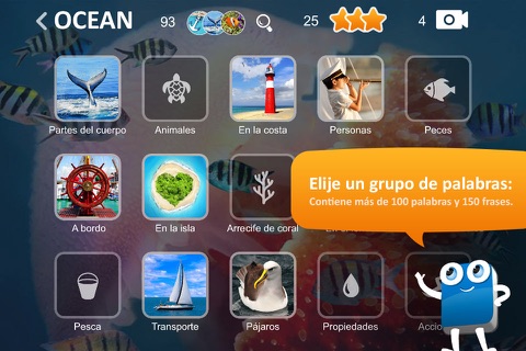 OCEAN Vocaboo English for kids screenshot 2