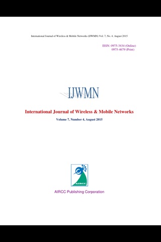 International Journal of Wireless & Mobile Networks ( IJWMN ) screenshot 2