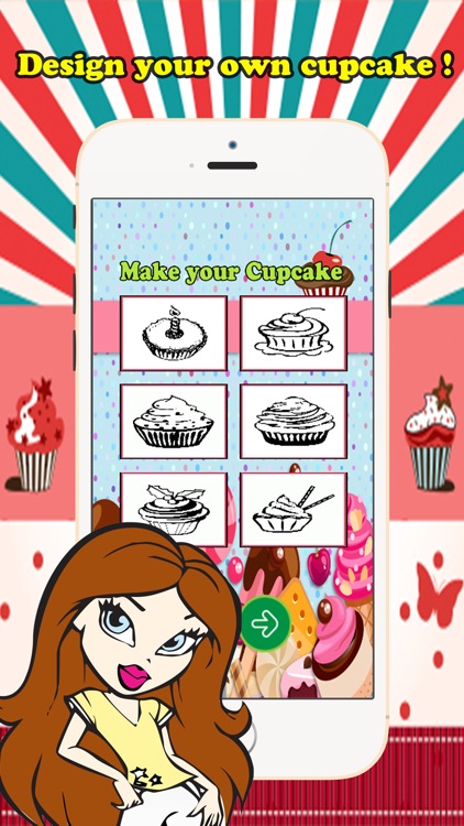 Bakery Cupcake Coloring Book Free Games for children age 1-10: Support your child's learning with drawing ideas, fun activities