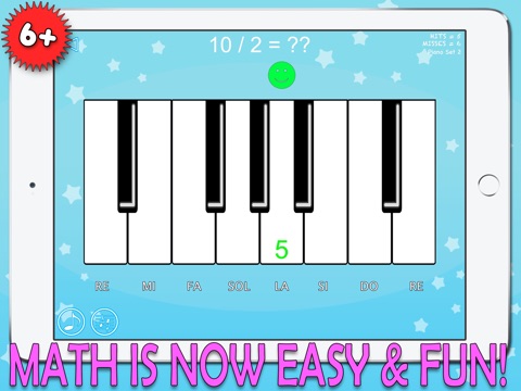 Math Music Piano HD screenshot 2