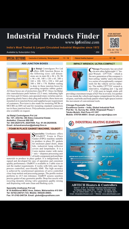 Industrial Products Finder