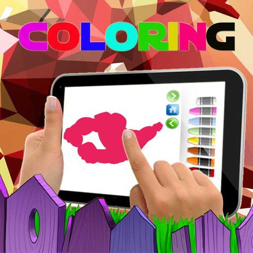 Kids Coloring Book Iron Man Page Version iOS App