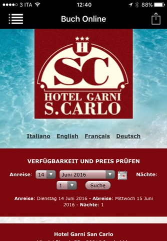 Hotel Garni San Carlo DE screenshot 4