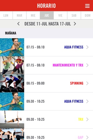 Avanzafitness screenshot 2