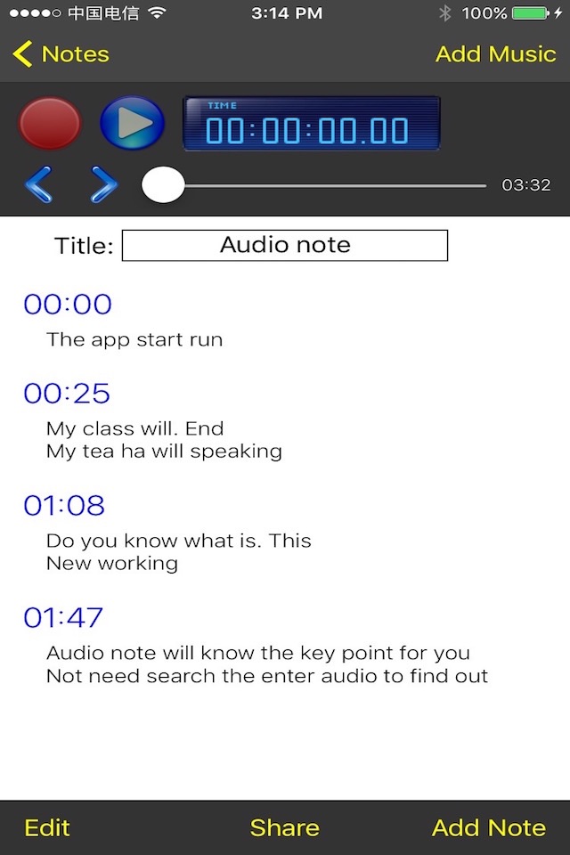 Meeting Lecture & Voice Audio Notes Record screenshot 2