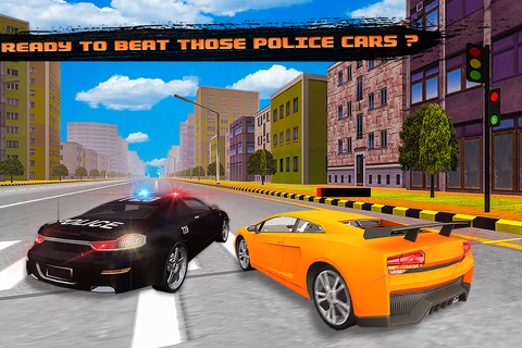 Crazy Police Pursuit Highway Race - Cops Vehicles Driving Simulator and Criminals Escape Silent Mission screenshot 2