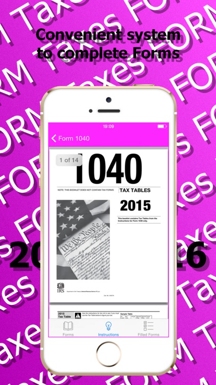 TAX IRS PDF Forms. USA