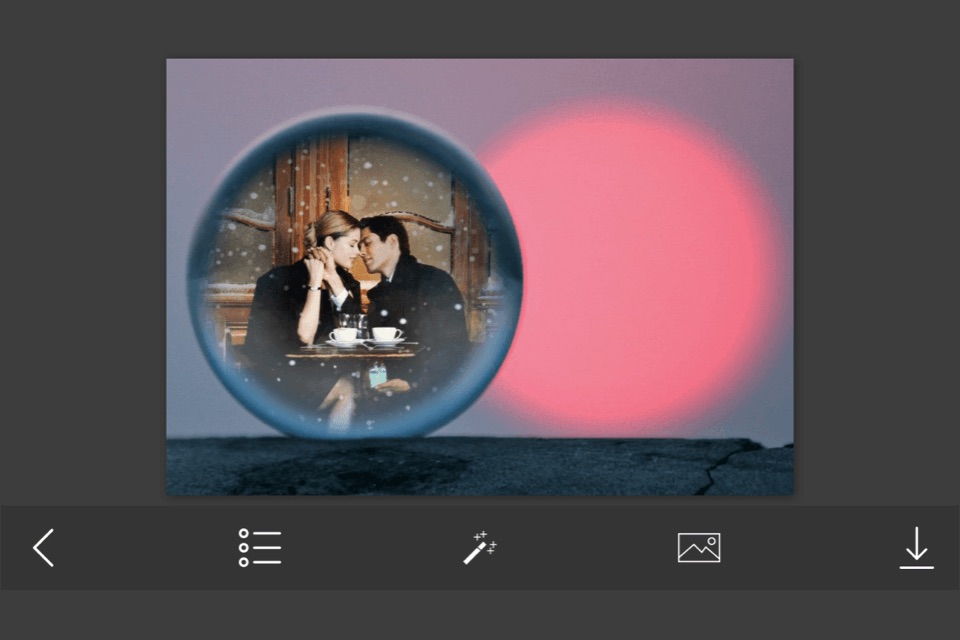 Crystal Ball Photo Frames - Make awesome photo using beautiful photo frames screenshot 3