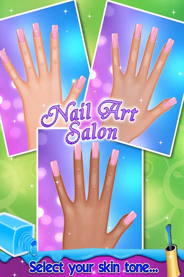 Girls Nail Art Salon - Games for girls screenshot 2