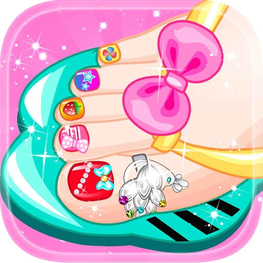 Princess Fashion Pedicure - Beauty Make Up Salon,Nail Polish,Kids Games icon