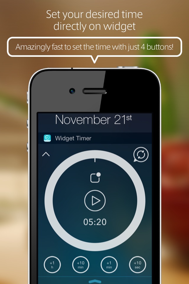 Widget Timer - Simple Kitchen Timer for Notification Center screenshot 3