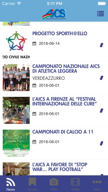 AICS Associazione Italiana Cultura Sport – Direzione Nazionale