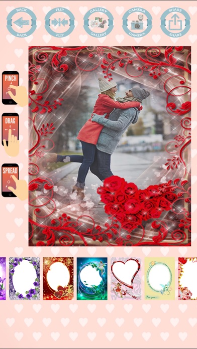 How to cancel & delete Love frames to create cards with photos from iphone & ipad 2