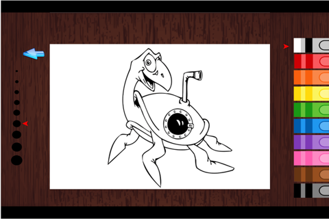 lobster and friend - lobster games Learning coloring Book for Kids screenshot 2