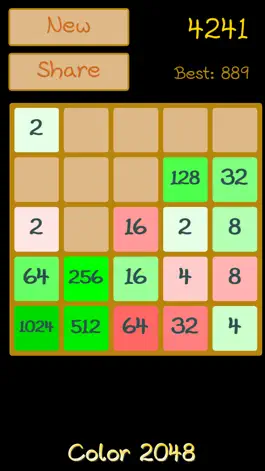 Game screenshot Color 2048 - The hardest ever and free super casual 2048 styled casual puzzle game mod apk