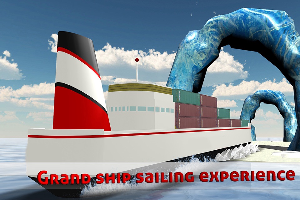 Cargo Cruise Ship Simulator & Boat parking game screenshot 2