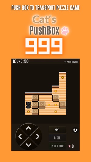 Cat's push box 999: Push box to transport puzzle game(圖1)-速報App