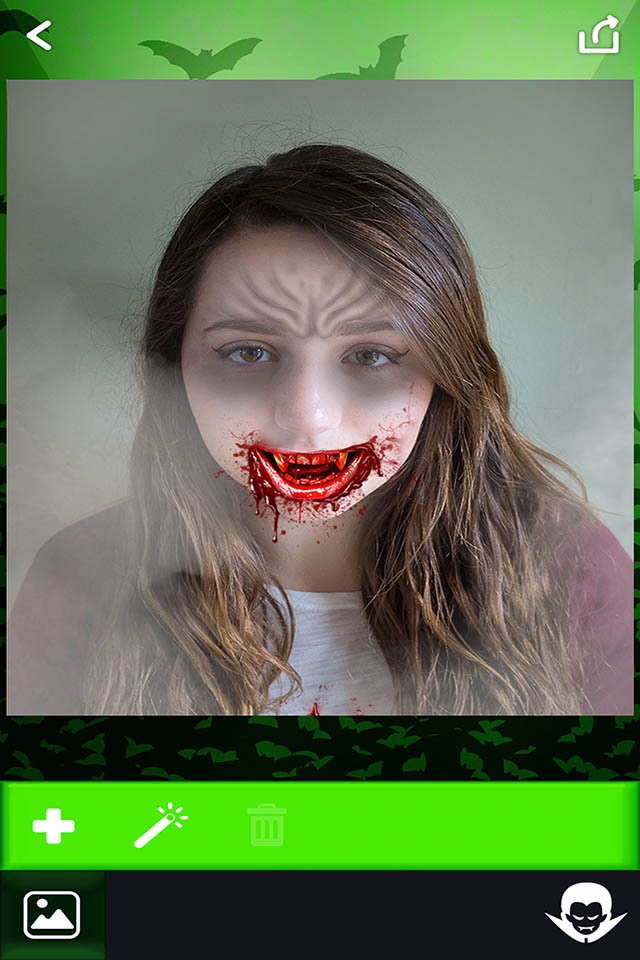Vampire Photo Editor – Vampirize Yourself with Scary Face Changer Montage Maker & Horror Stickers screenshot 4