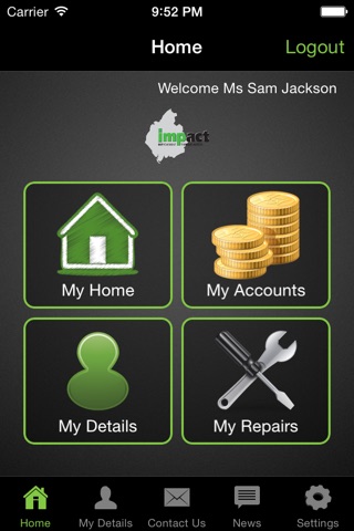 Impact Housing Customer App screenshot 2