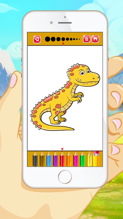 Dinosaur Coloring Book - Educational Coloring Games Free ! For kids and Toddlers