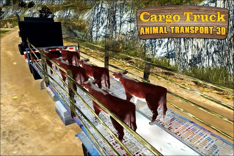 Cargo Truck Animal Transport 3D - Extreme Hill Farm Truck Driving & Parking Simulator Game screenshot 3