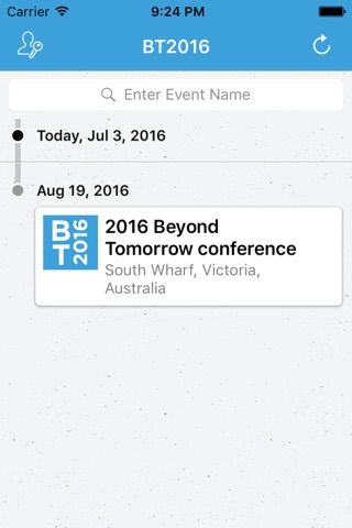 Beyond Tomorrow conference screenshot 2